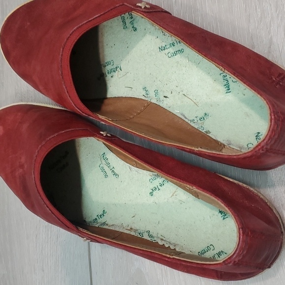 Frye Womens Melanie  Leather Burn red  Comfort Loafer Flats shoes sz 8M - Picture 13 of 15